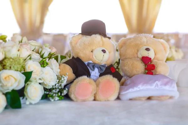 Wedding bears Royalty Free Stock Photos