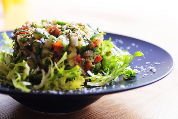 Fazole a zeleninový salát — Stock fotografie