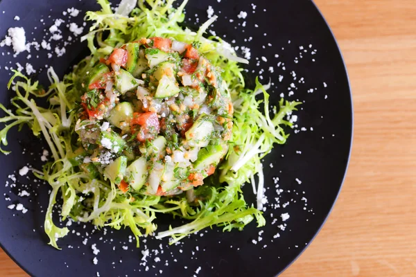 Sebze ve fasulye salatası — Stok fotoğraf