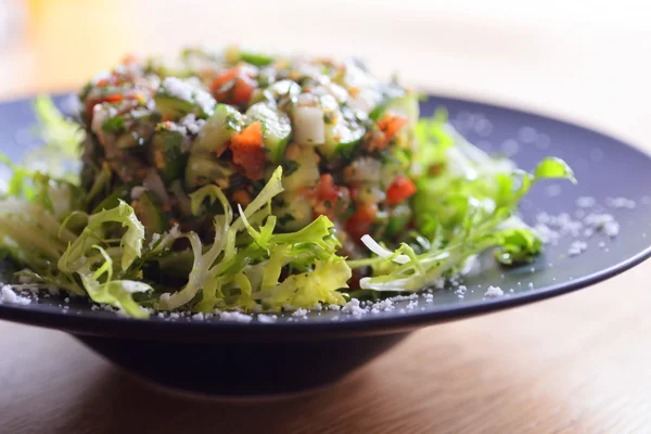 Salată de fasole și legume — Fotografie, imagine de stoc