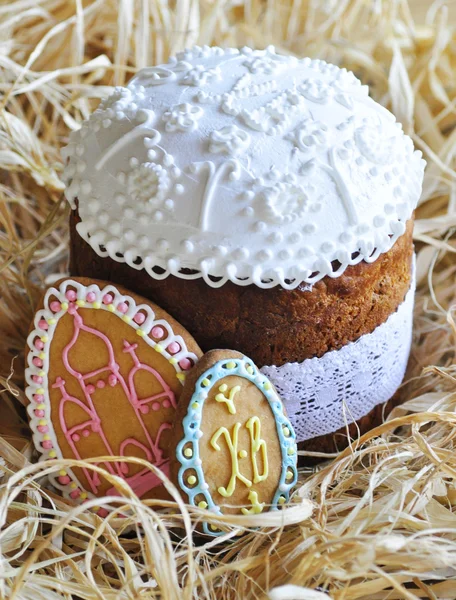 Easter muffin topped with sugar — Stock Photo, Image