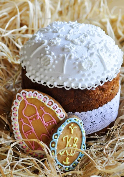 Easter muffin topped with sugar — Stock Photo, Image