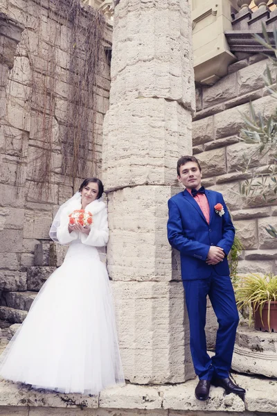 Pareja feliz boda — Foto de Stock