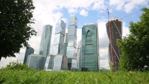 Complesso commerciale Moscow City — Video Stock