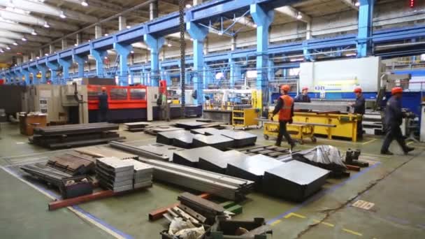 Tver Eisenbahnwaggon-Werk. — Stockvideo