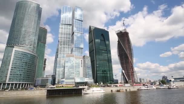 莫斯科市的摩天大楼 — 图库视频影像