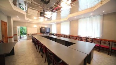 Boş Toplantı salonu ve modern iç 