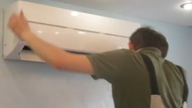 Çalışan filtre Klima yükler. 