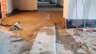 Döktü beton zemin