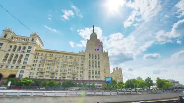 大きなスターリン超高層ビル — ストック動画