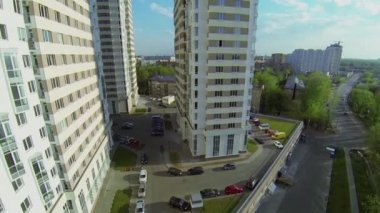 Uzun boylu konut konut kompleksi