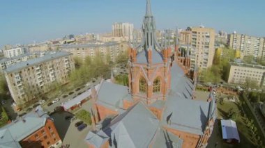 Cityscape karşı Katolik Katedrali