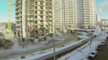 Vinçli inşaat alanı