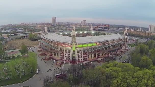 Estádio desportivo locomotivo — Vídeo de Stock