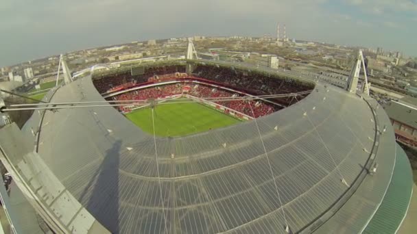 Estádio desportivo locomotivo — Vídeo de Stock