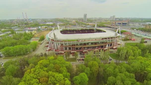 Estádio desportivo locomotivo — Vídeo de Stock