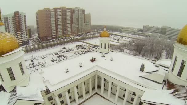 Kathedralenapostel in Samara — Stockvideo