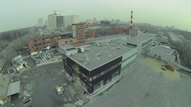 Edificio del centro di vendita dell'automobile — Video Stock