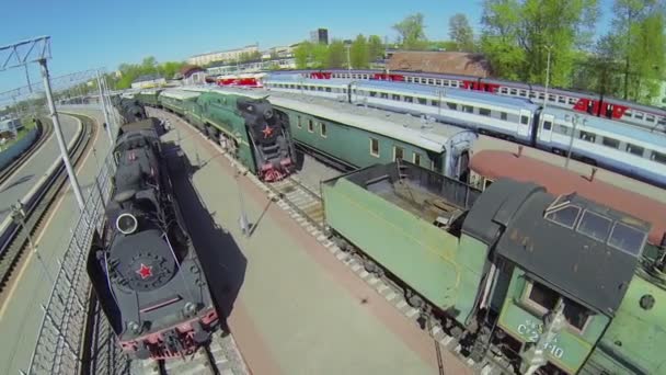 Estação ferroviária de Rizhsky — Vídeo de Stock
