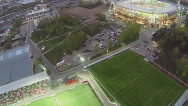 Локомотивный футбольный стадион — стоковое видео