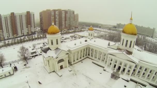 Kathedralenapostel in Samara — Stockvideo