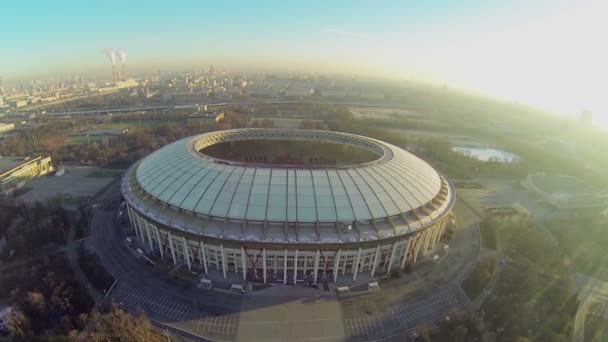 Estádio de futebol Luzhniki — Vídeo de Stock