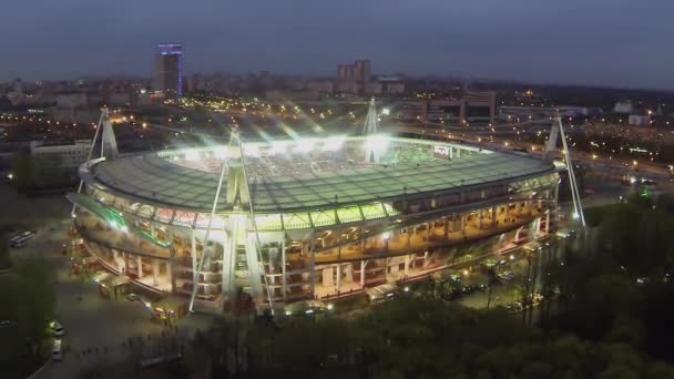 Locomotiva arena esportiva — Vídeo de Stock