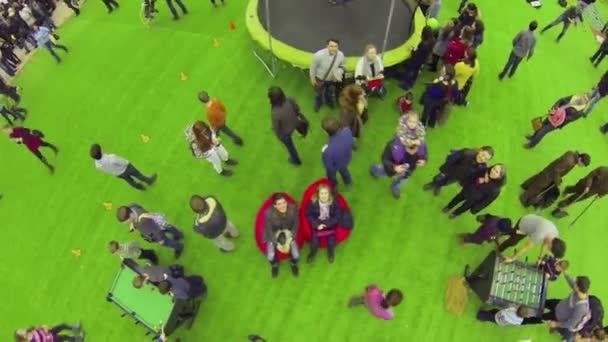 Gente en Geek Picnic — Vídeos de Stock