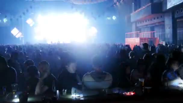 DJ Basto and crowd  in Stadium Live — Stock Video