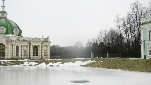 Grot w Muzeum nieruchomości Kuskovo — Wideo stockowe