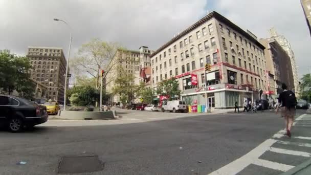 Знаменита вулиця Бродвей — стокове відео