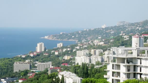 Staden av Gaspra i Jalta — Stockvideo