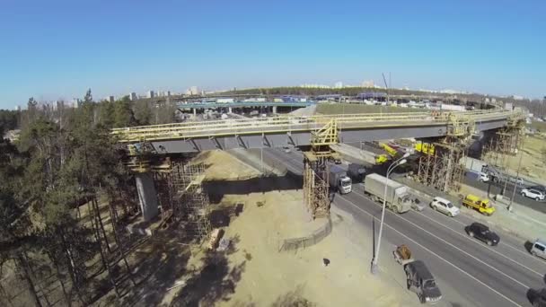 Vervoer verkeer onderweg Belt — Stockvideo