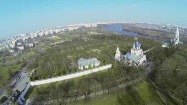 Karmaşık bir müze-rezerv Kolomenskoe — Stok video