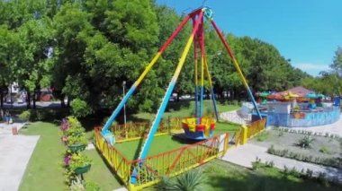 Çocuklar sokak yakın eğlence parkı 