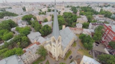 Evangelist Lutheran Katedrali ile townscape 