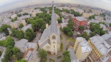 Cityscape Evangelist Lutheran Katedrali ile 