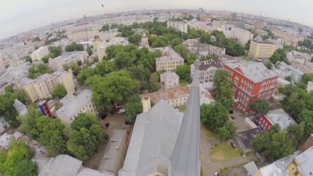 Byggnad av evangeliska lutherska domkyrkan — Stockvideo