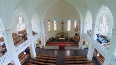 Banklar ve kutsal alan Evangelist Lutheran Katedrali