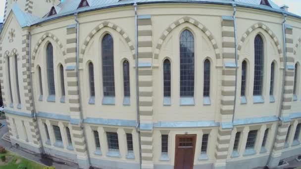 Budować z ewangelicznych Katedra Luterańska — Wideo stockowe