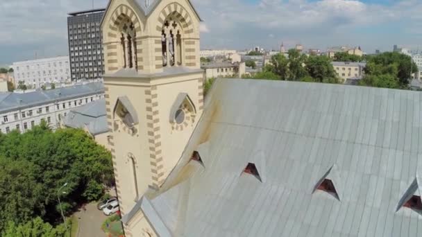 Catedral Evangélica Luterana dos Santos. Pedro e Paulo — Vídeo de Stock