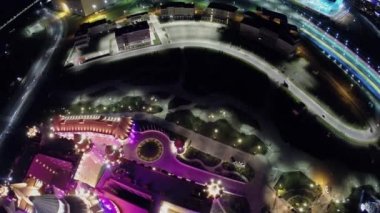  Otel Bogatyr renkli aydınlatma 