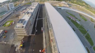 Formula One racing stadium