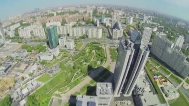 Şehir panorama kurumsal kompleksi 