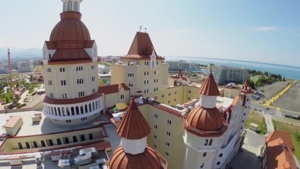 Гостиничный комплекс "Богатырь" — стоковое видео