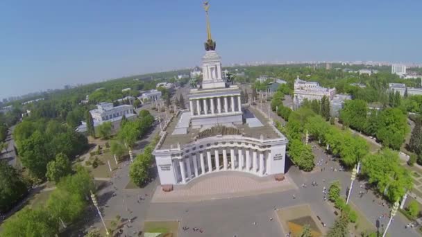 Todo o Complexo de Exposições Rússia — Vídeo de Stock