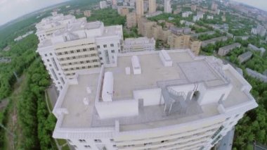 Cityscape karşı karmaşık konut