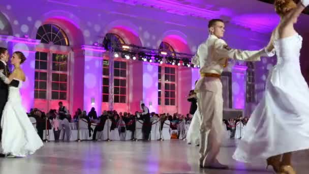 Kremlin Cadet Ball at Manege. — Stock Video