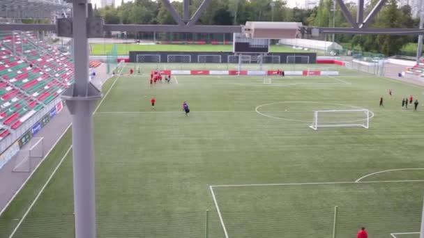 Kleine Sportarena von Stadion Lokomotive — Stockvideo