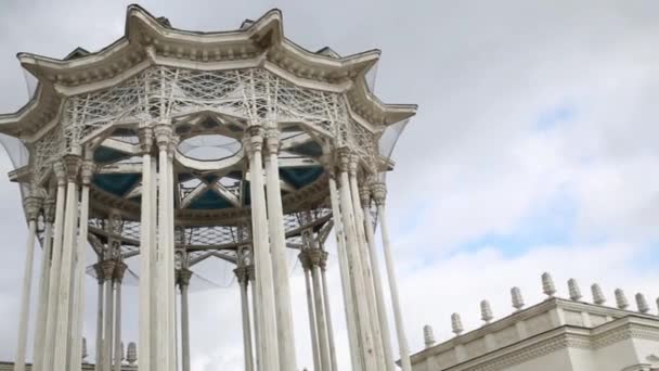 Rotunda paviljongen av kultur (uzbekiska Ssr) — Stockvideo